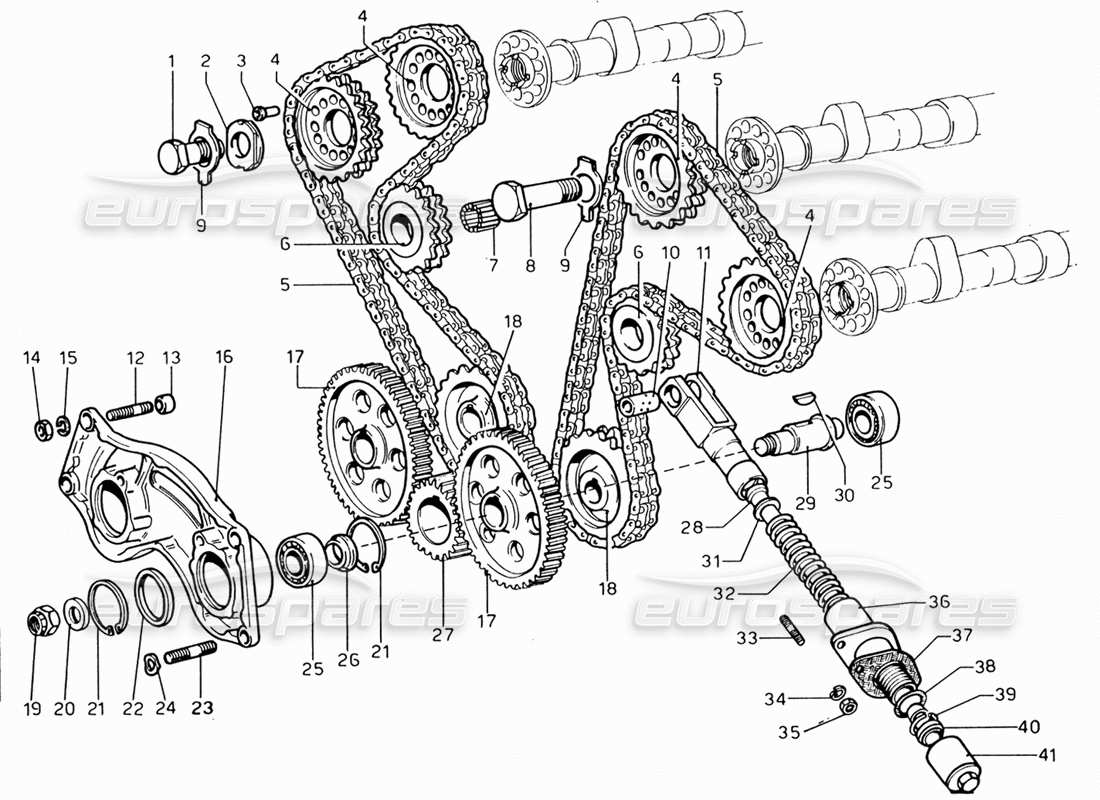 a part diagram from the ferrari 206 parts catalogue