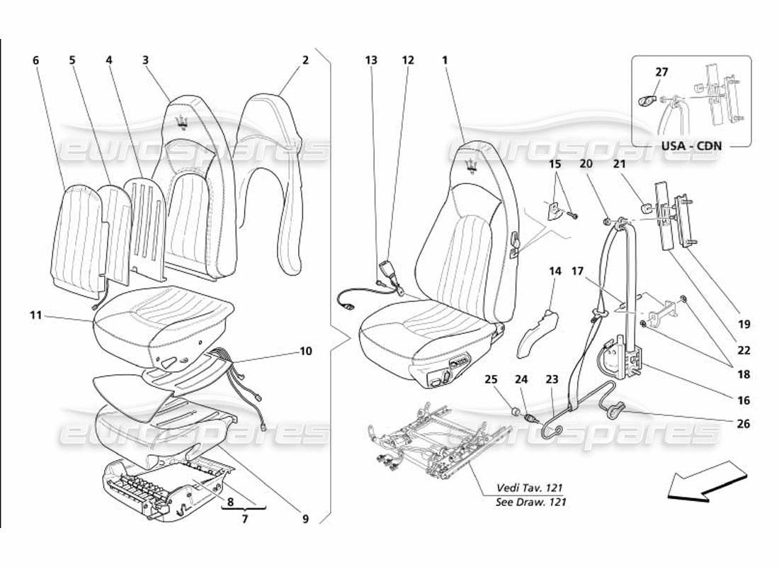 part diagram containing part number 98216....