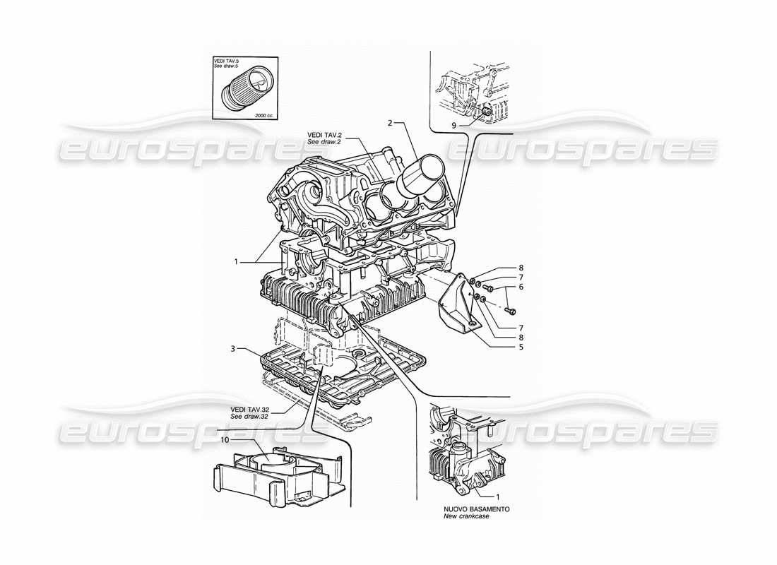 part diagram containing part number 134700105