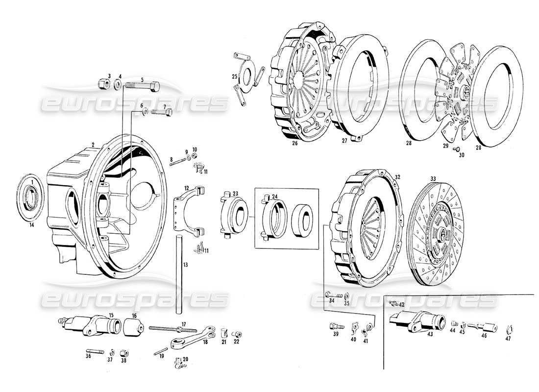 part diagram containing part number tc55525