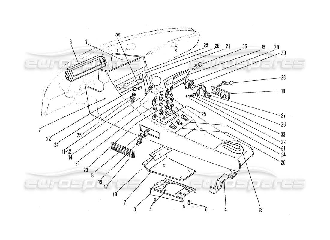 part diagram containing part number 254-86-624-01