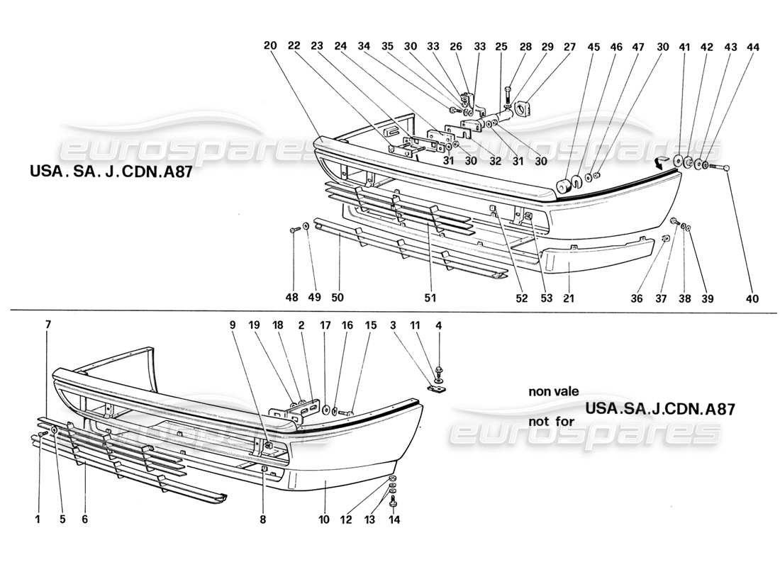 part diagram containing part number 61946700