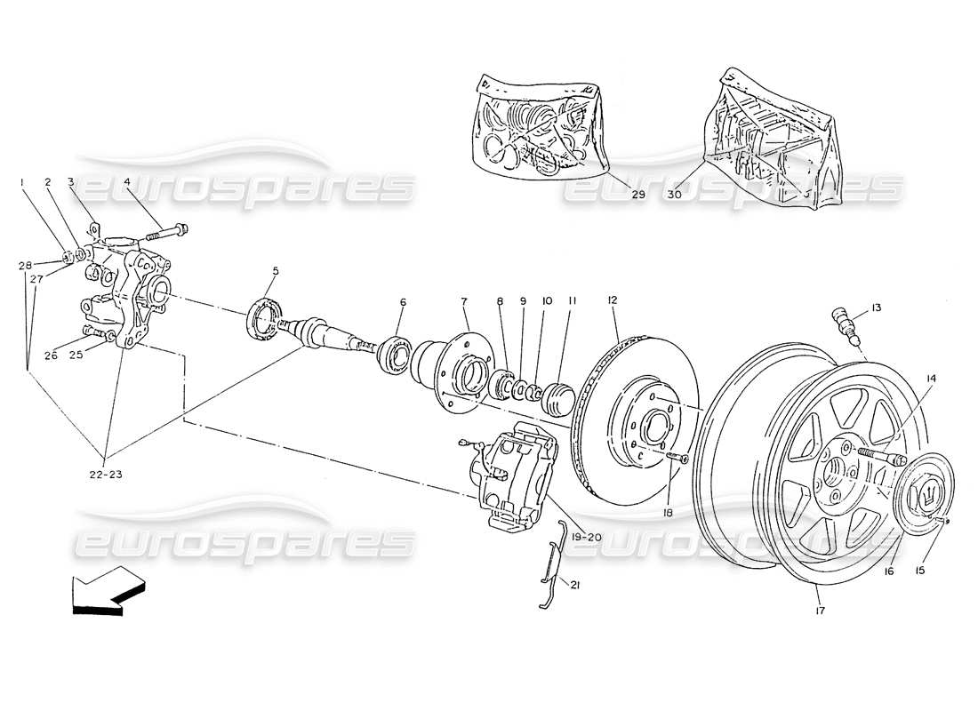 part diagram containing part number mwhe005