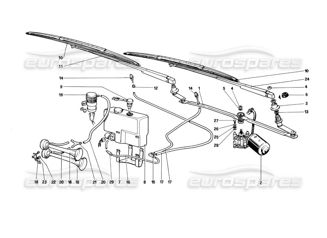 part diagram containing part number 61725400