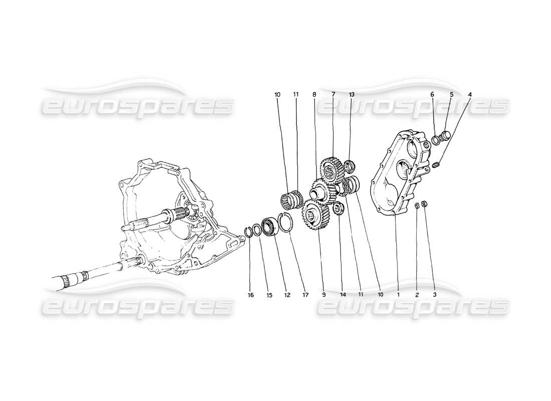 a part diagram from the ferrari 208 parts catalogue