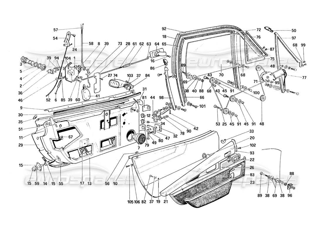 part diagram containing part number 60291200