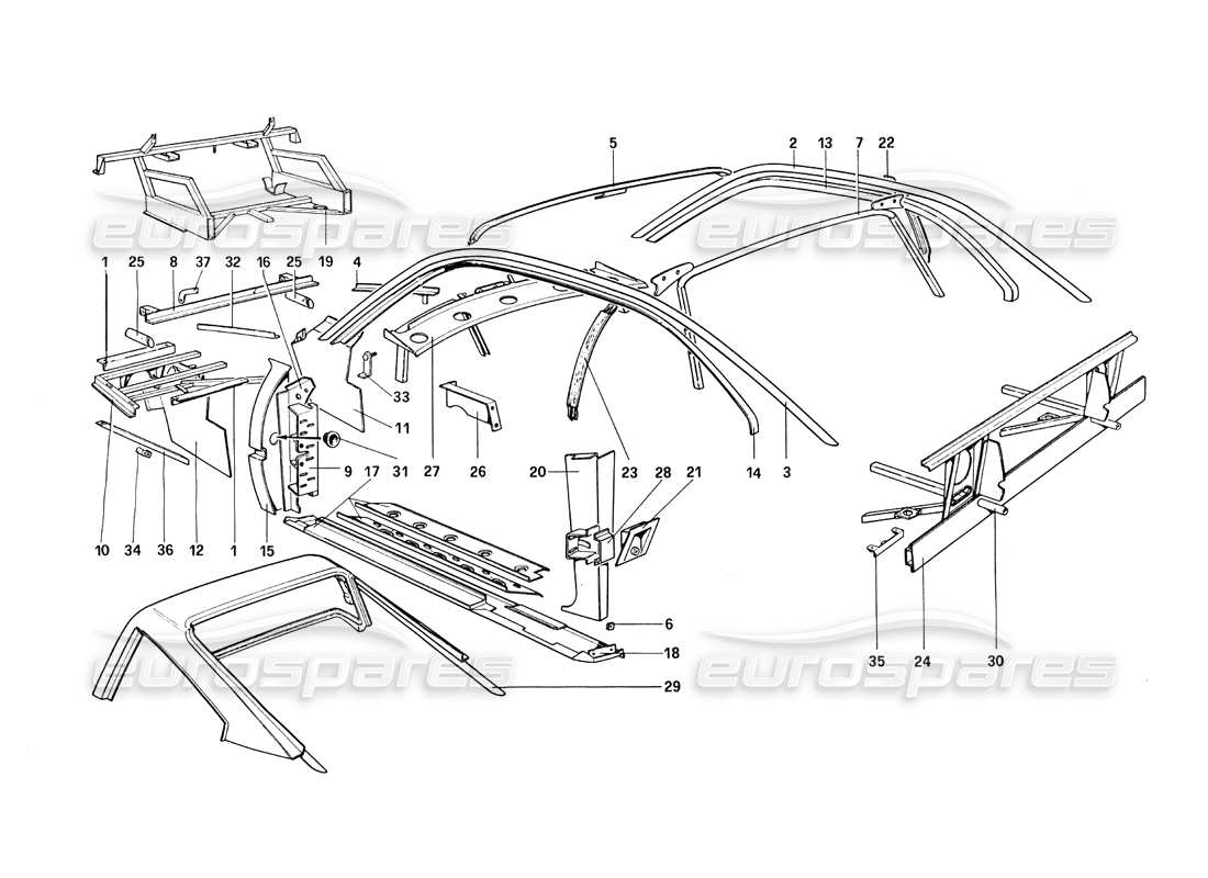 part diagram containing part number 61009900