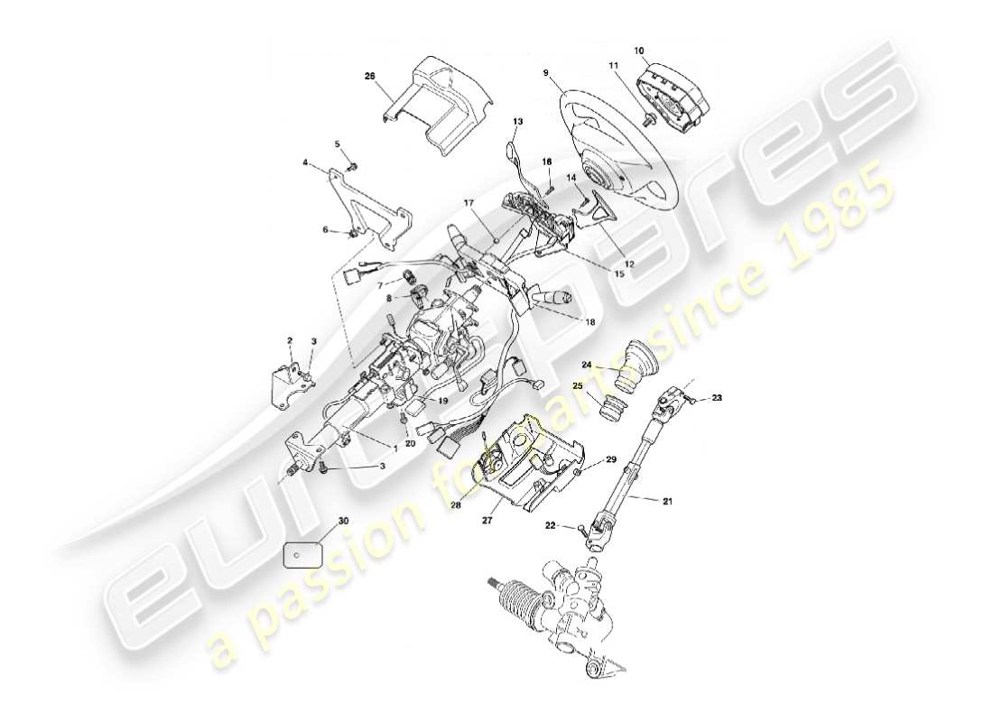 part diagram containing part number 1r12-834629-abw