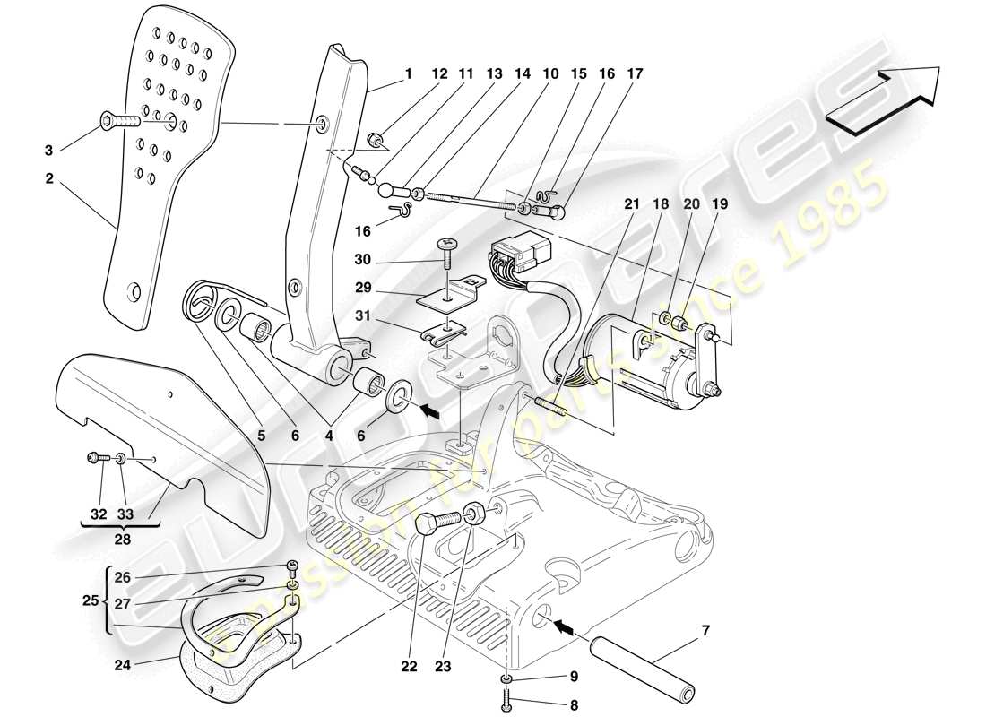 a part diagram from the maserati mc12 parts catalogue