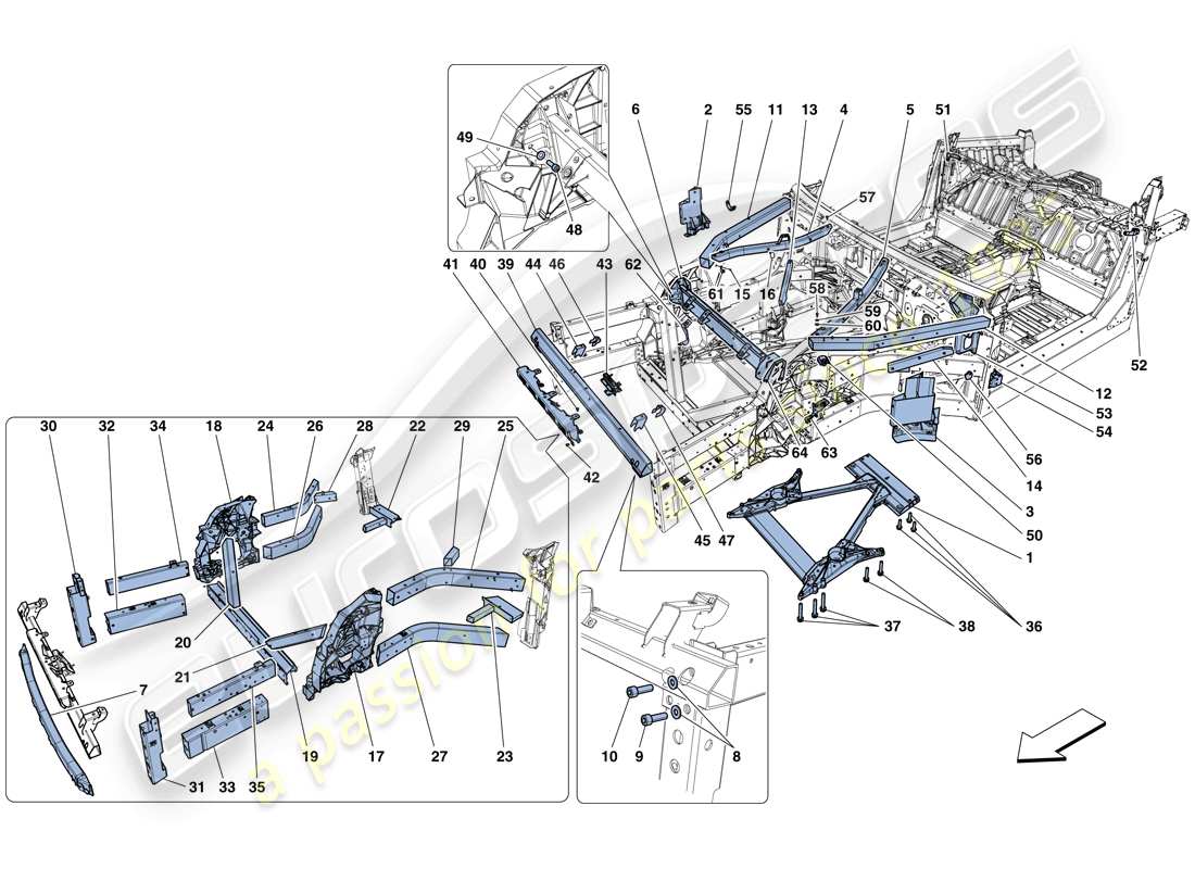 part diagram containing part number 321507