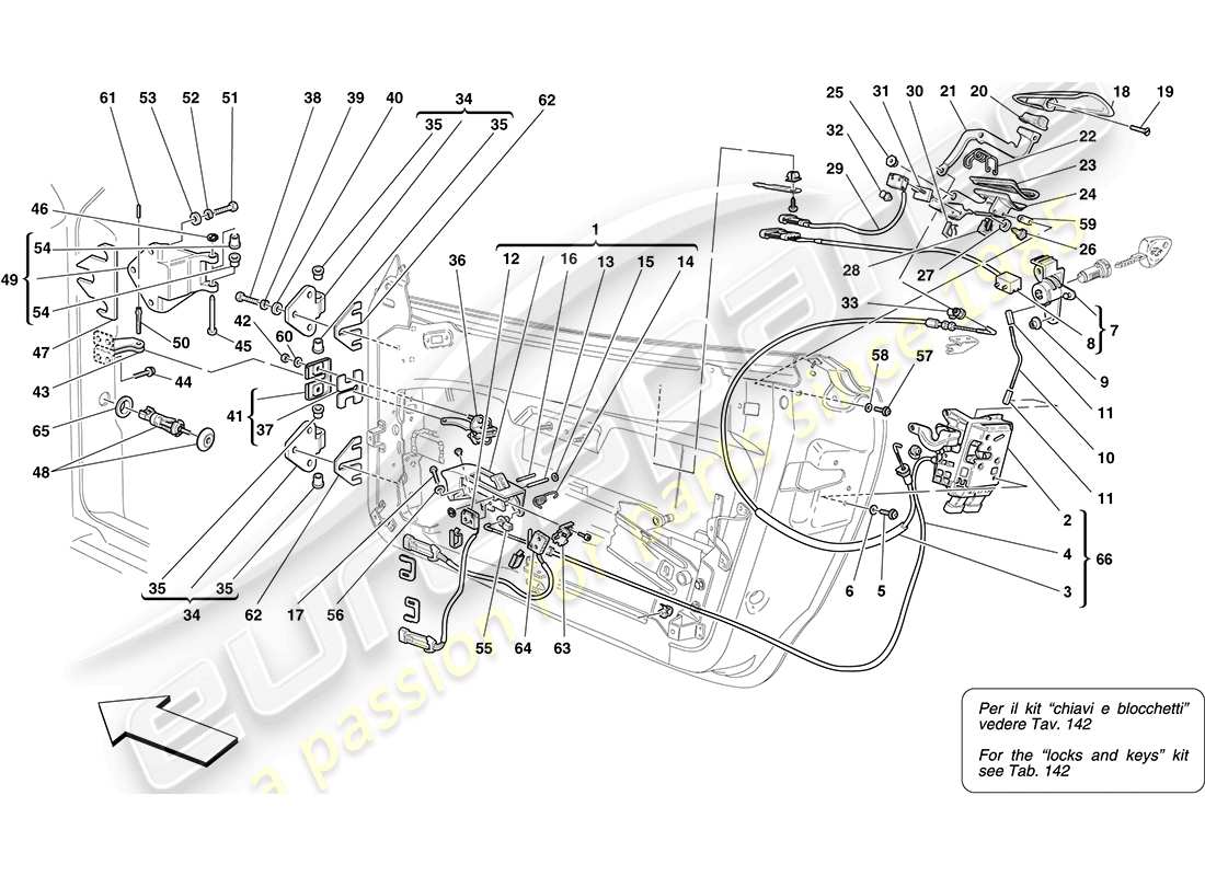 part diagram containing part number 70001288