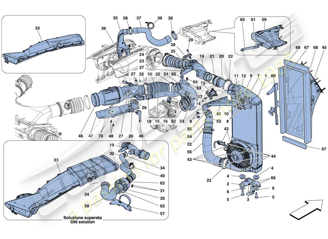 part diagram containing part number 87196900