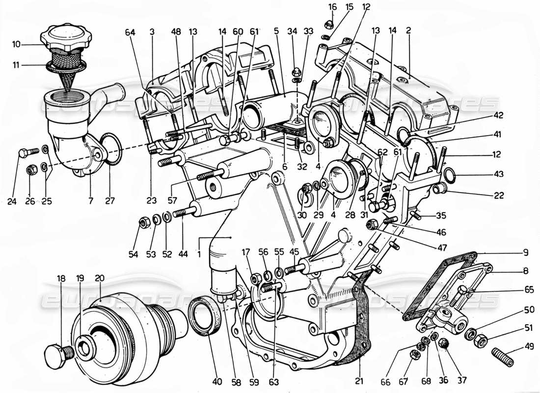 part diagram containing part number 16044424