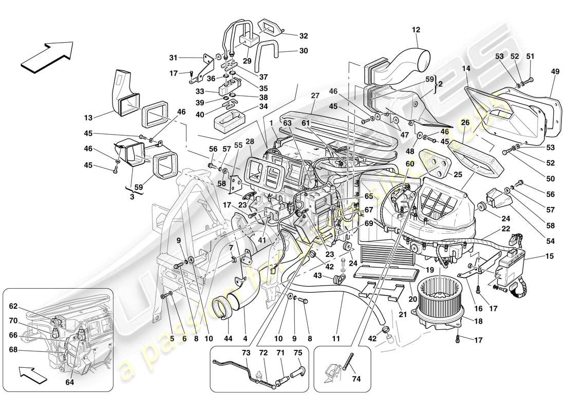 part diagram containing part number 66855200