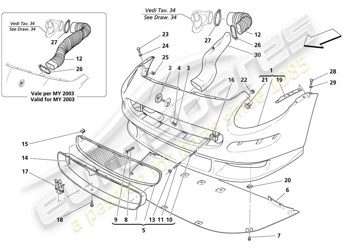 part diagram containing part number 197405