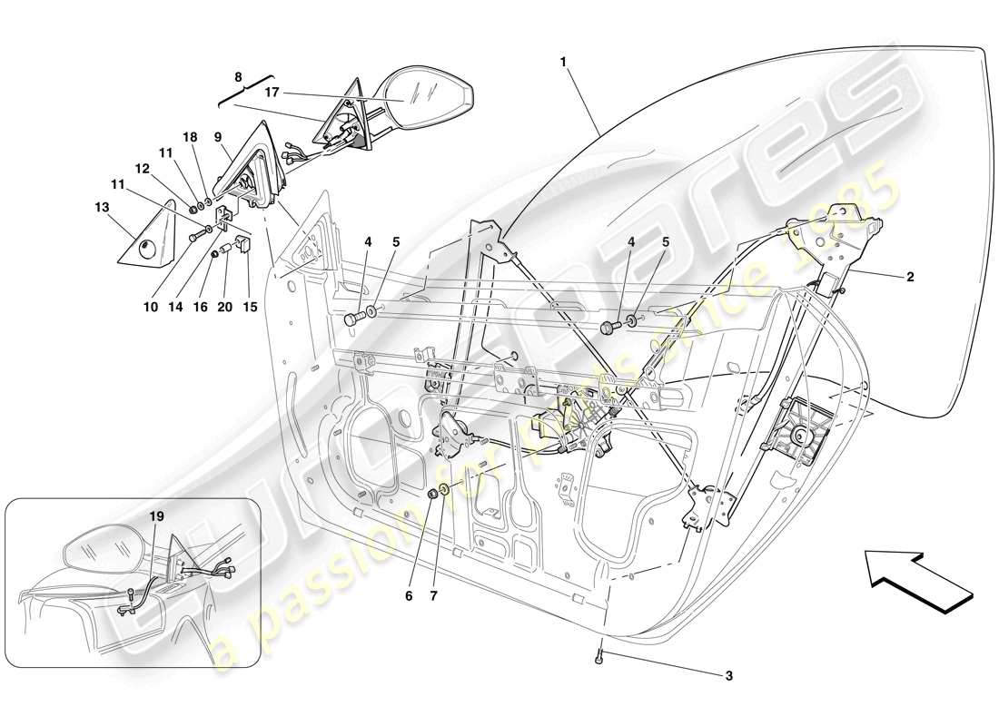 part diagram containing part number 68041000