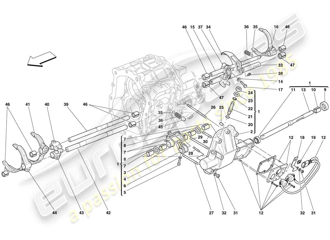 part diagram containing part number 222833