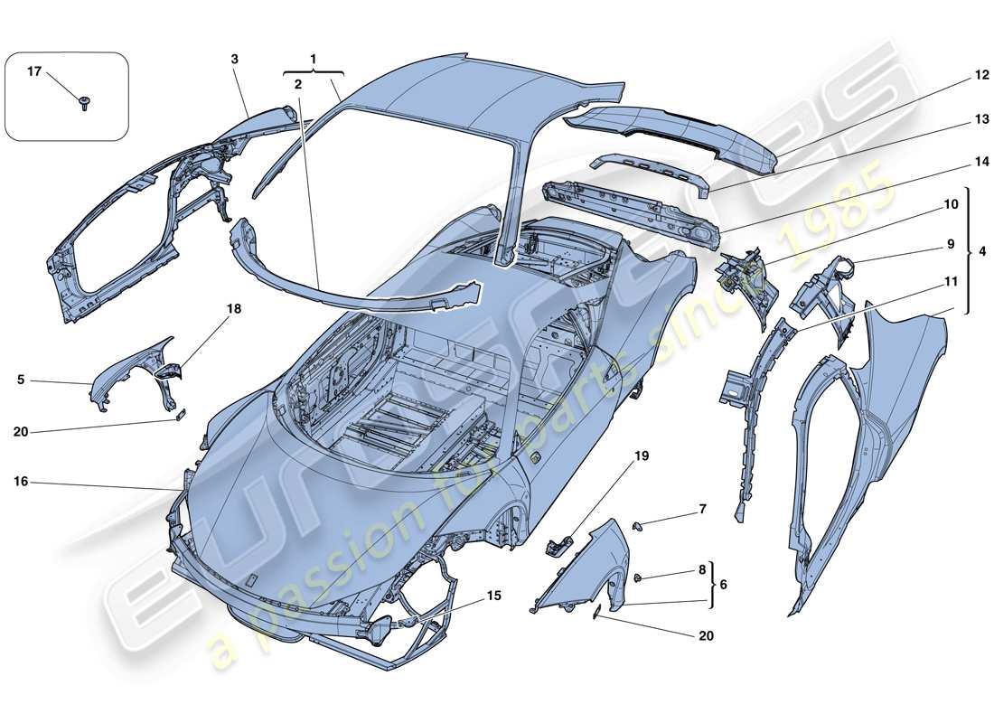 part diagram containing part number 85288611