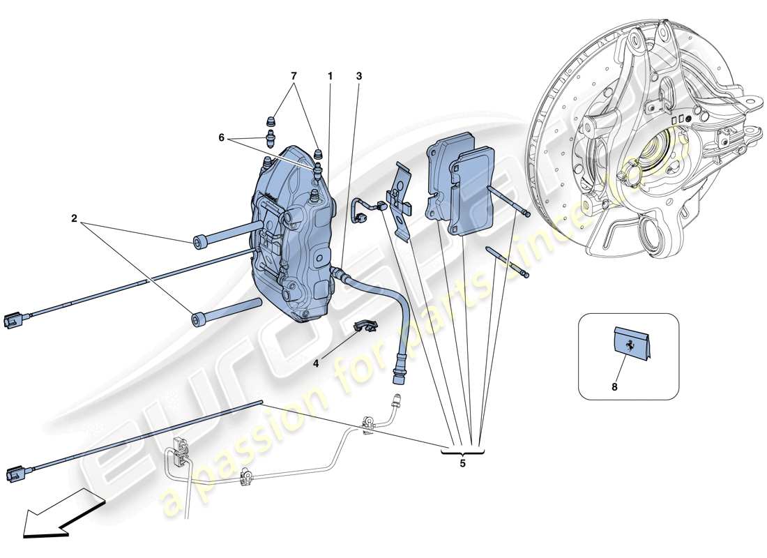 part diagram containing part number 70002544