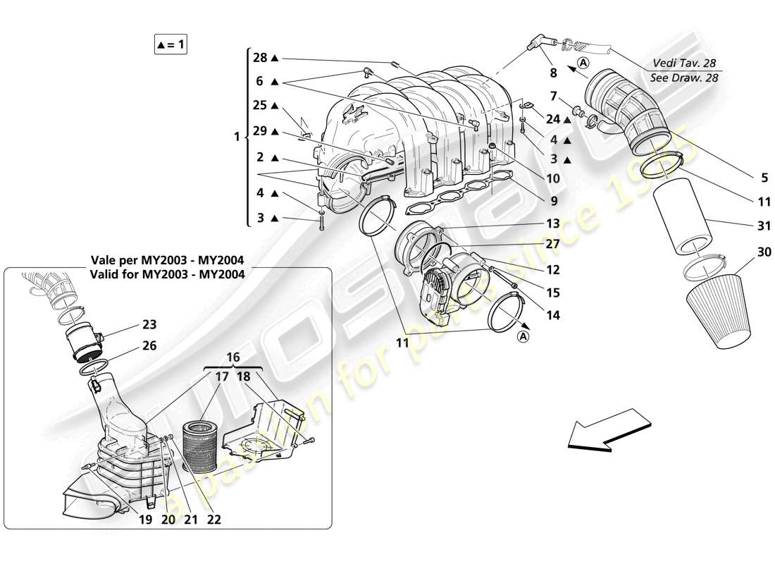 part diagram containing part number 195206