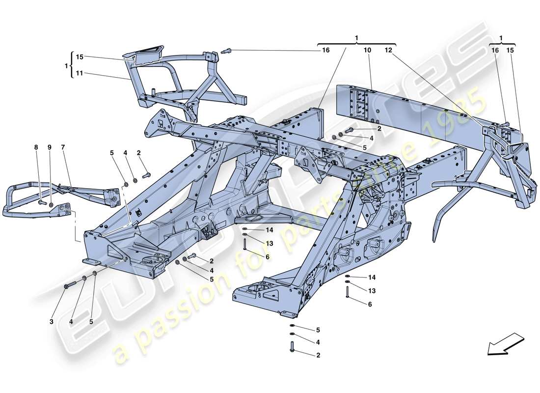 part diagram containing part number 332832