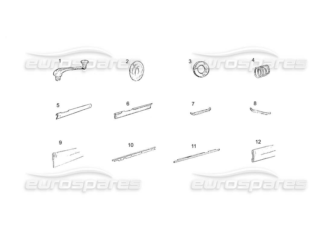 a part diagram from the ferrari 250 parts catalogue