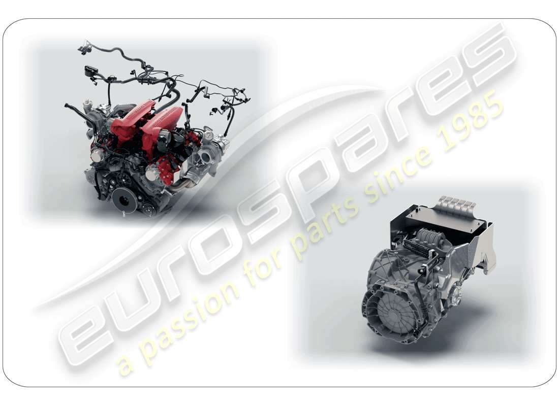 ferrari 488 gtb (rhd) spare assembly units parts diagram