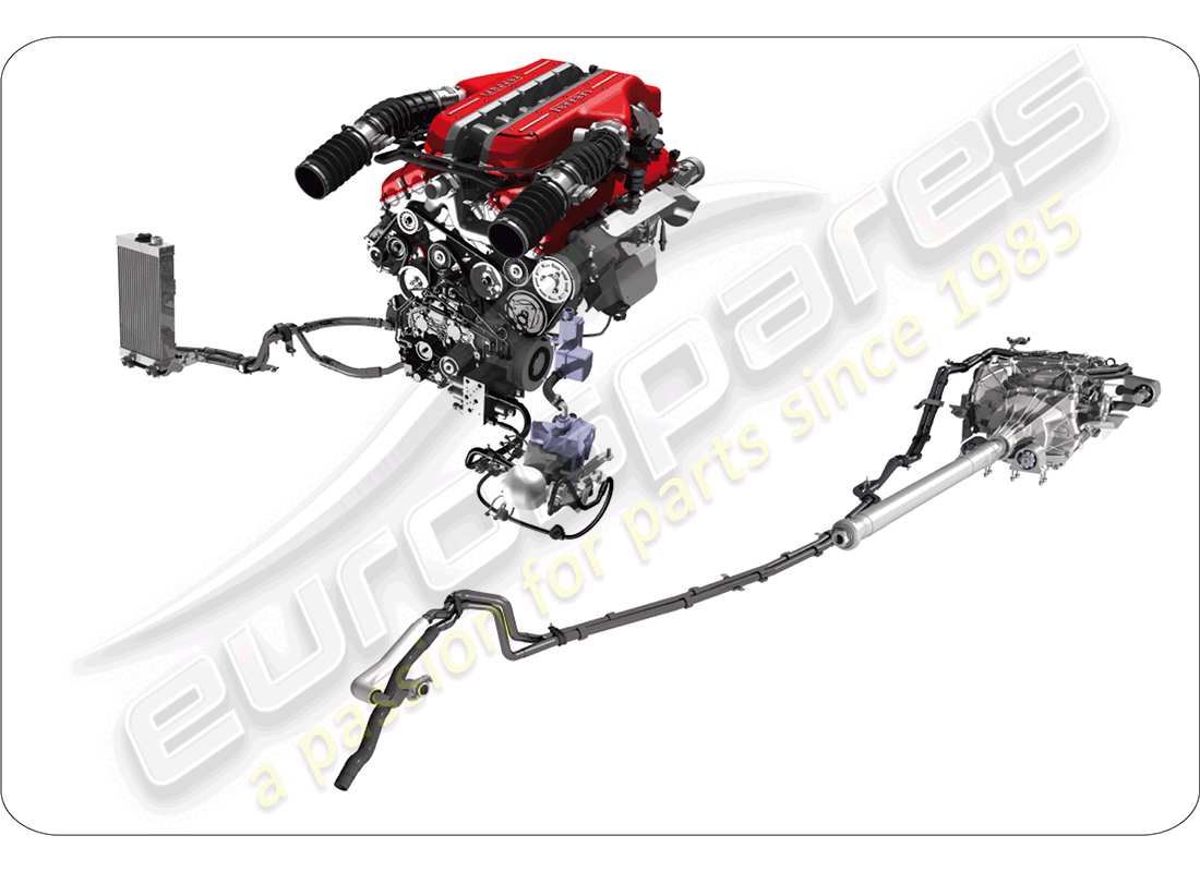 ferrari ff (rhd) spare assembly units part diagram