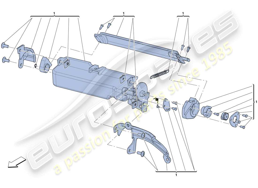 ferrari laferrari aperta (europe) glove compartment parts diagram