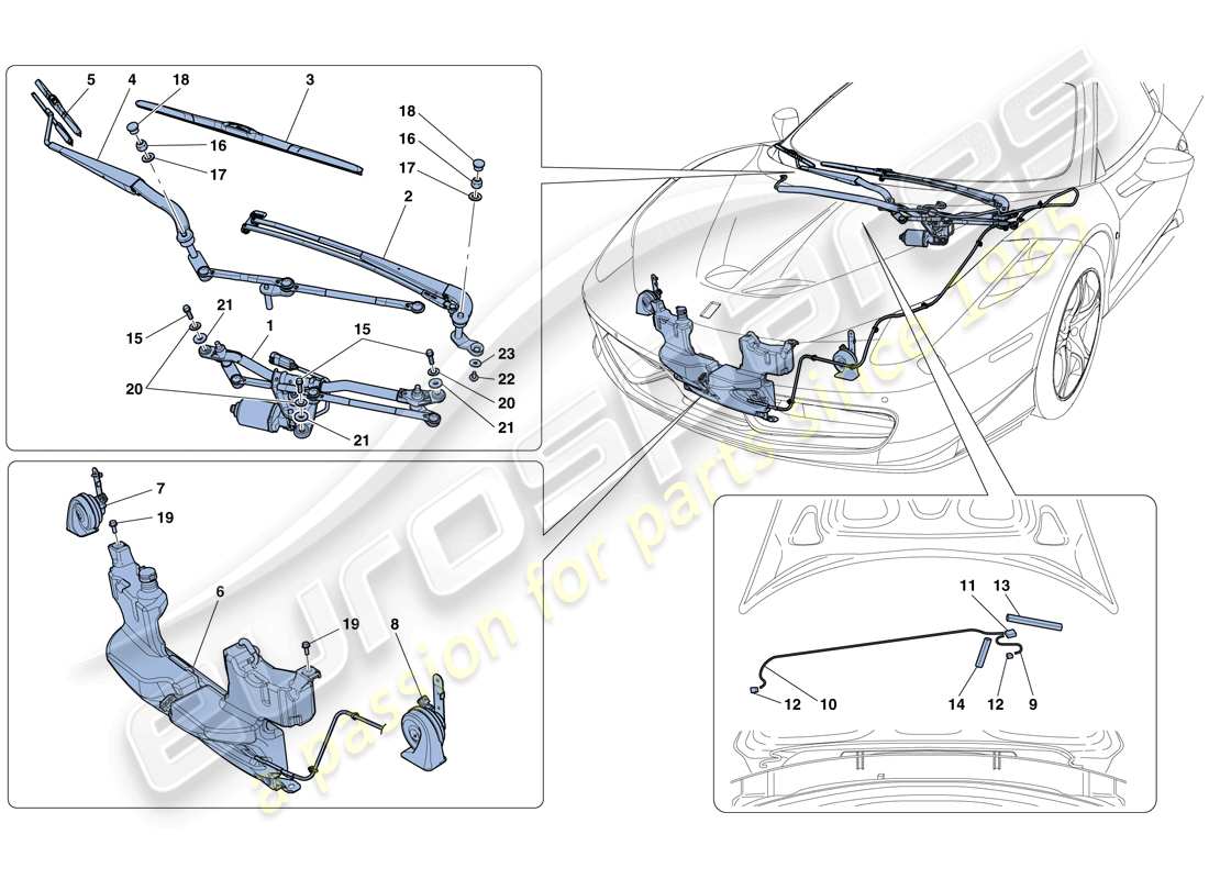 part diagram containing part number 85711600