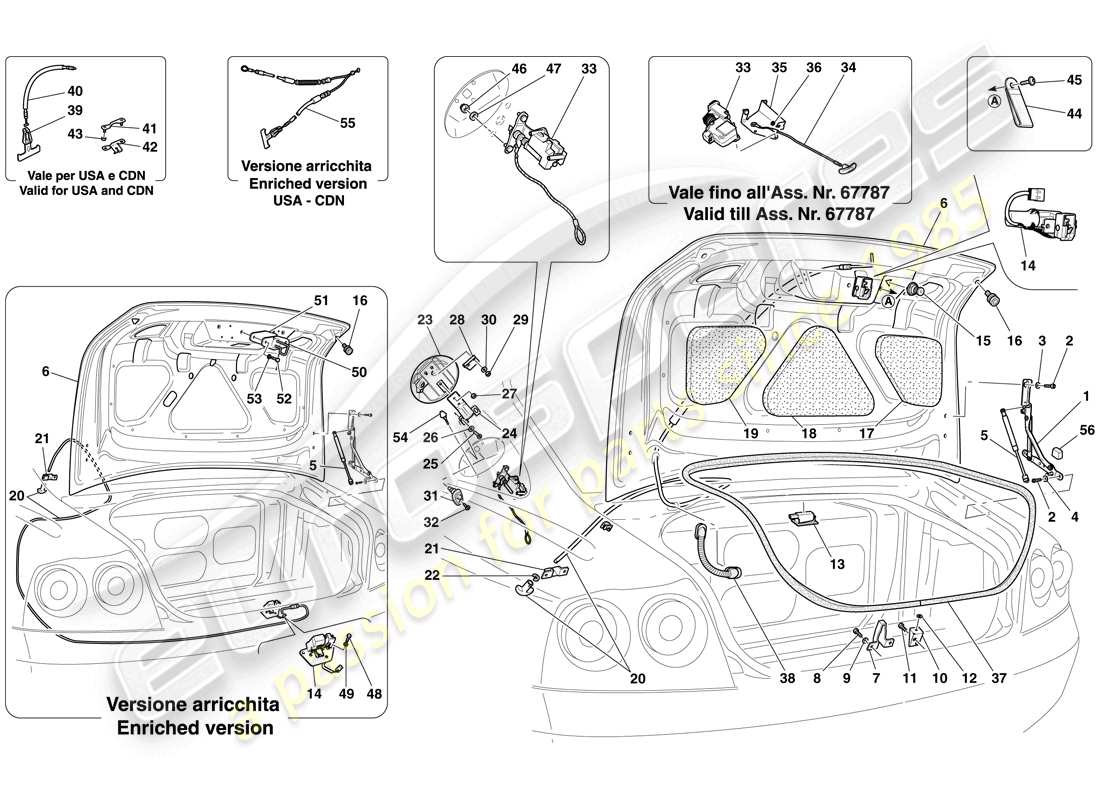 part diagram containing part number 66947600