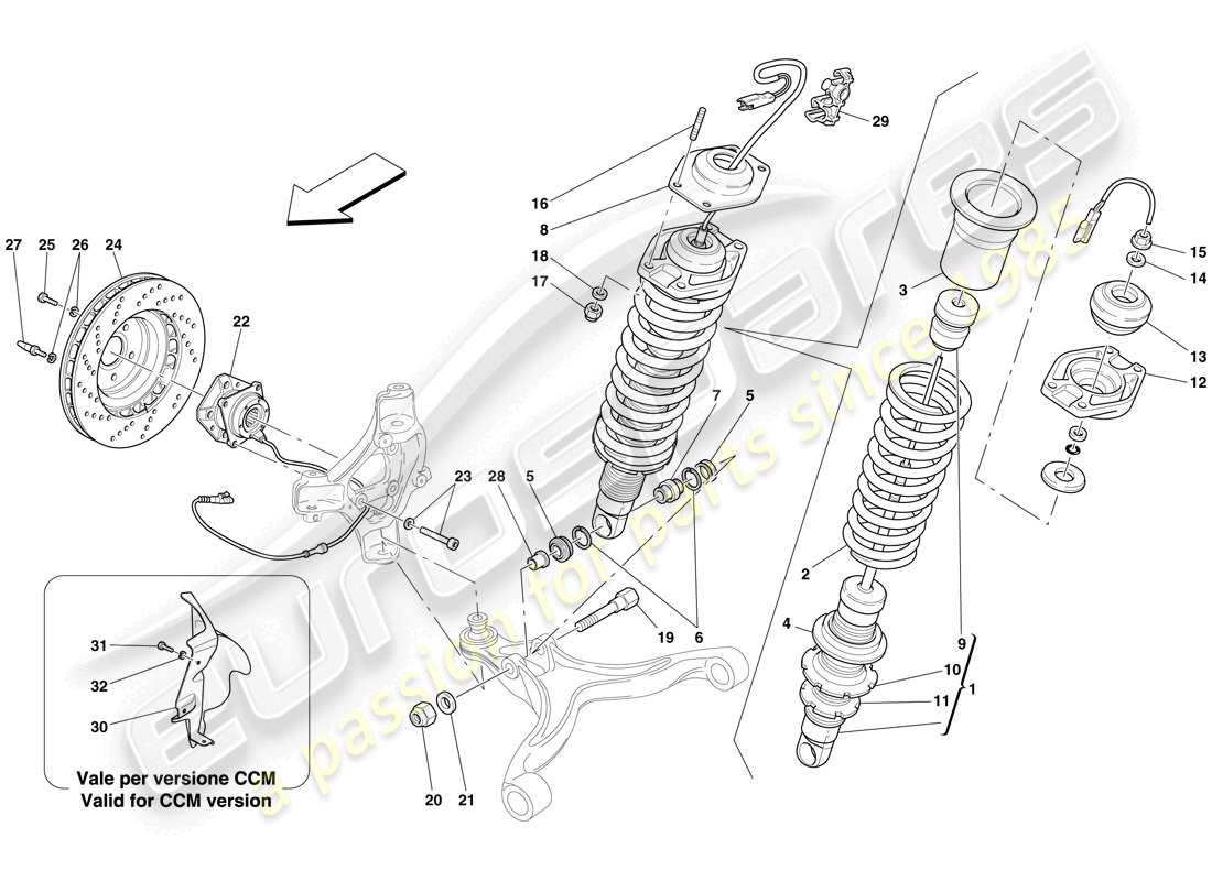 part diagram containing part number 190401