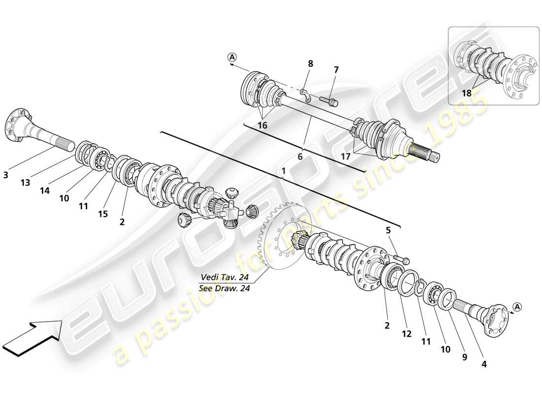 part diagram containing part number 184540