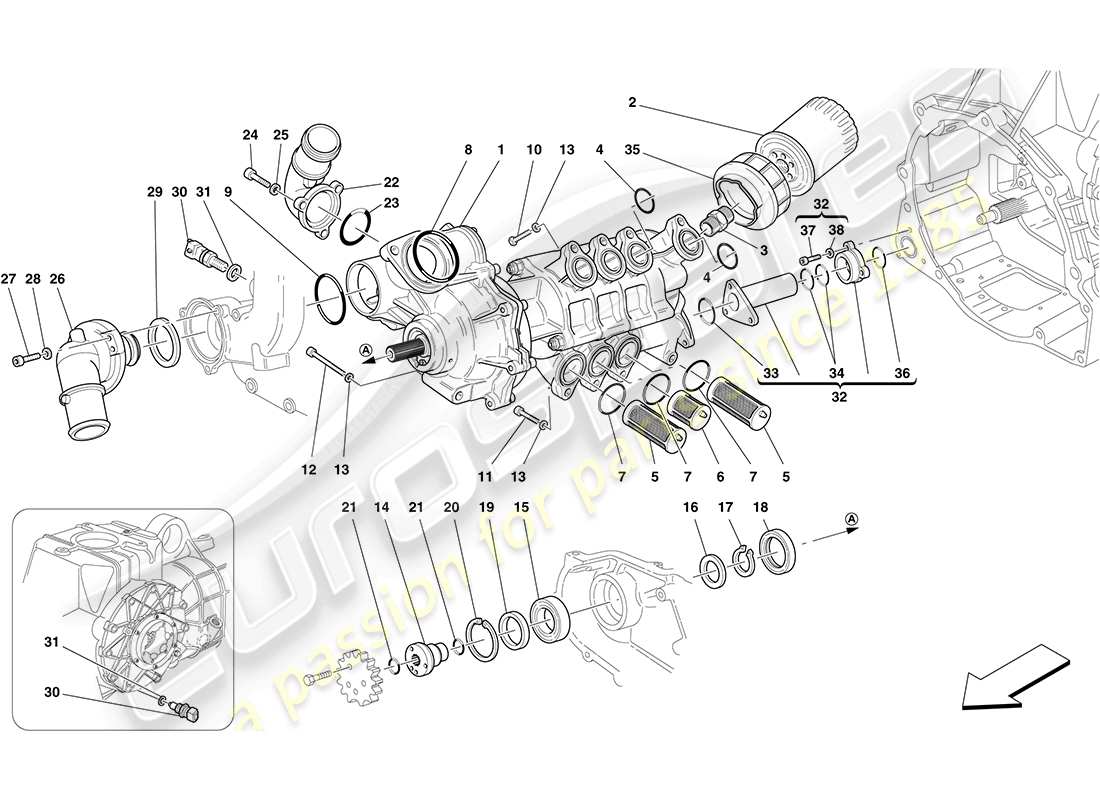 part diagram containing part number 222348