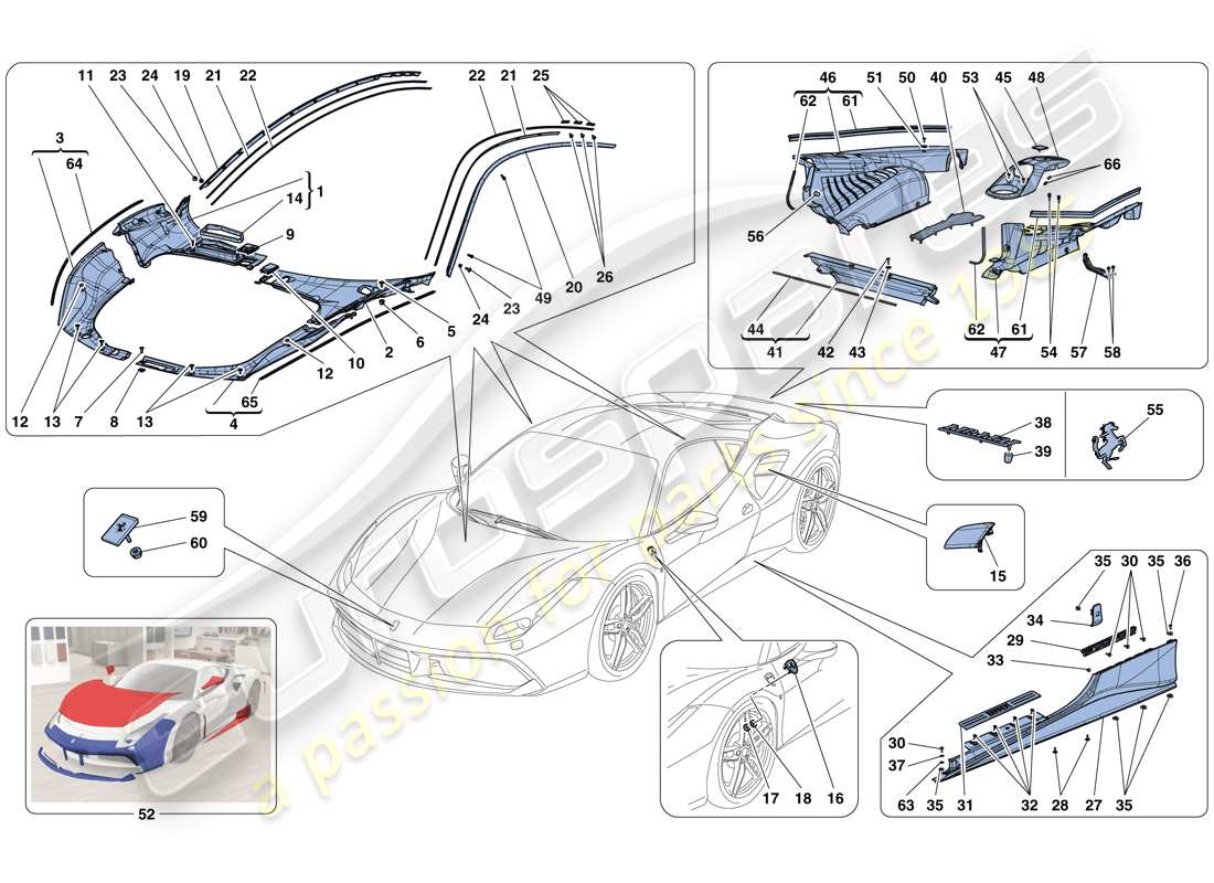 part diagram containing part number 86935100