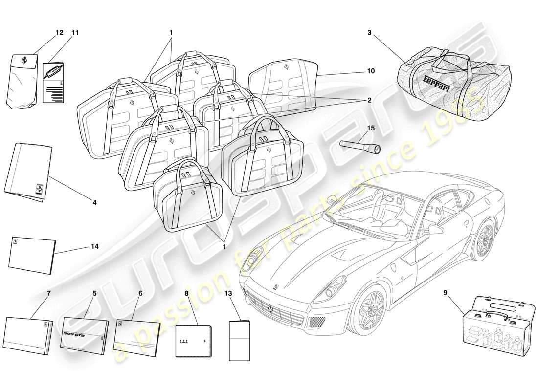 part diagram containing part number 69853600