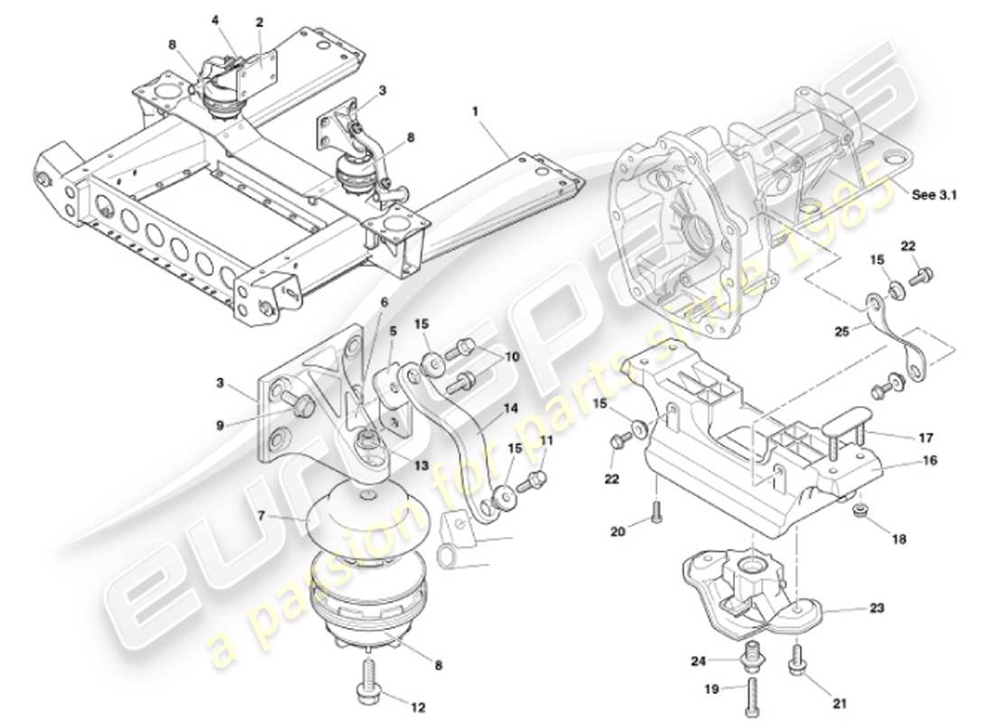 part diagram containing part number 1r12-103825-aa