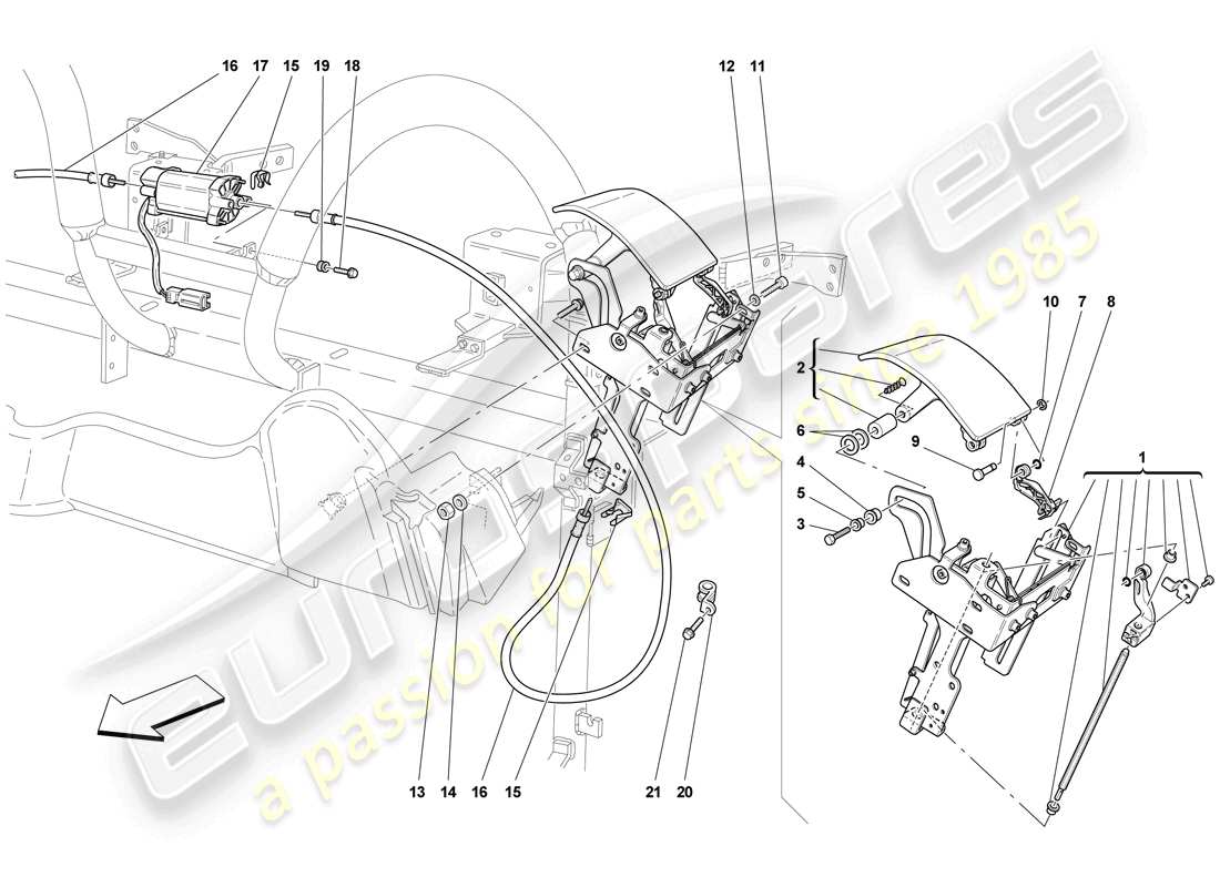 part diagram containing part number 82409300