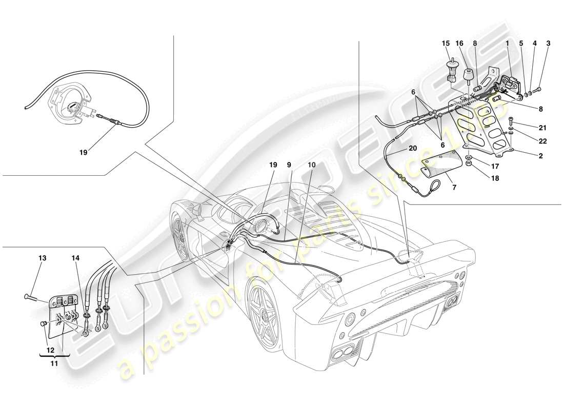 a part diagram from the maserati mc12 parts catalogue