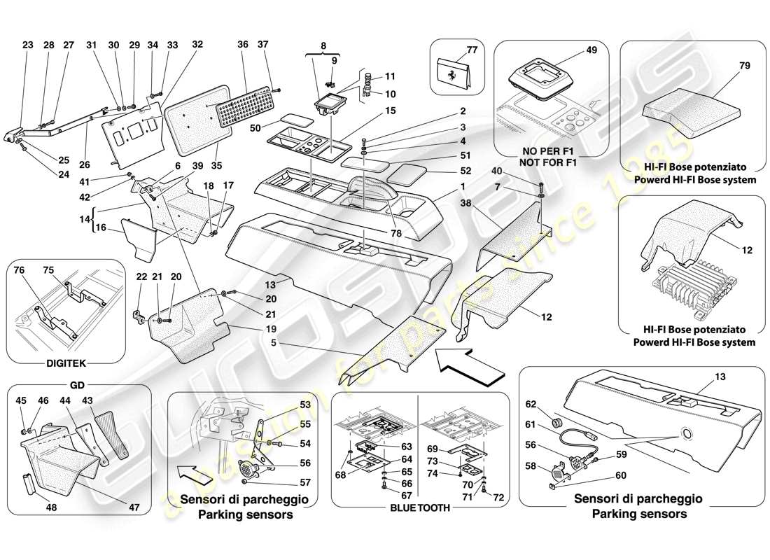 part diagram containing part number 61504000