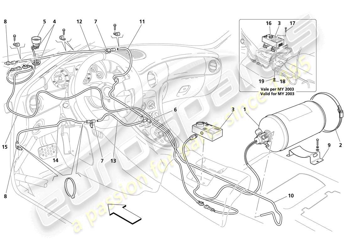 part diagram containing part number 184697