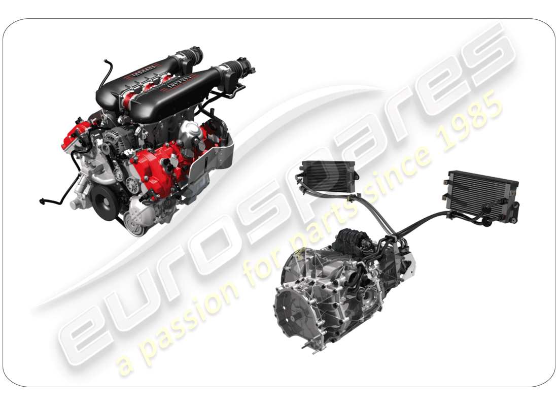 ferrari 458 speciale (rhd) spare assembly units parts diagram