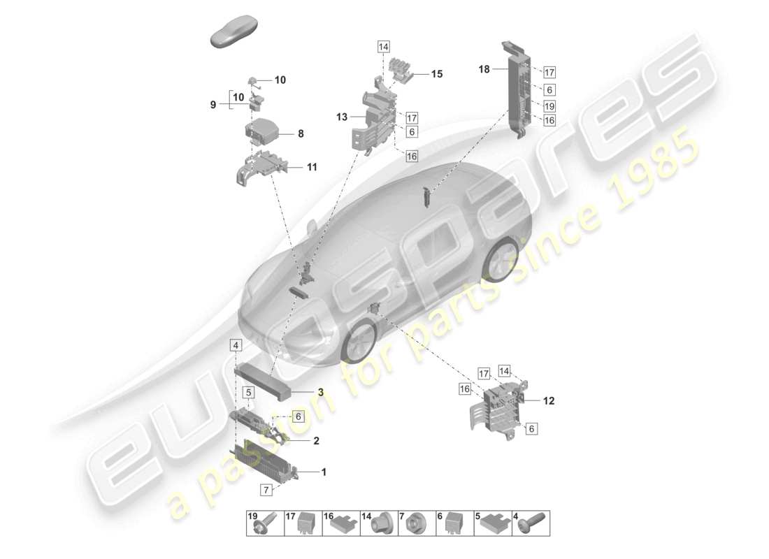 part diagram containing part number 4h0951253c