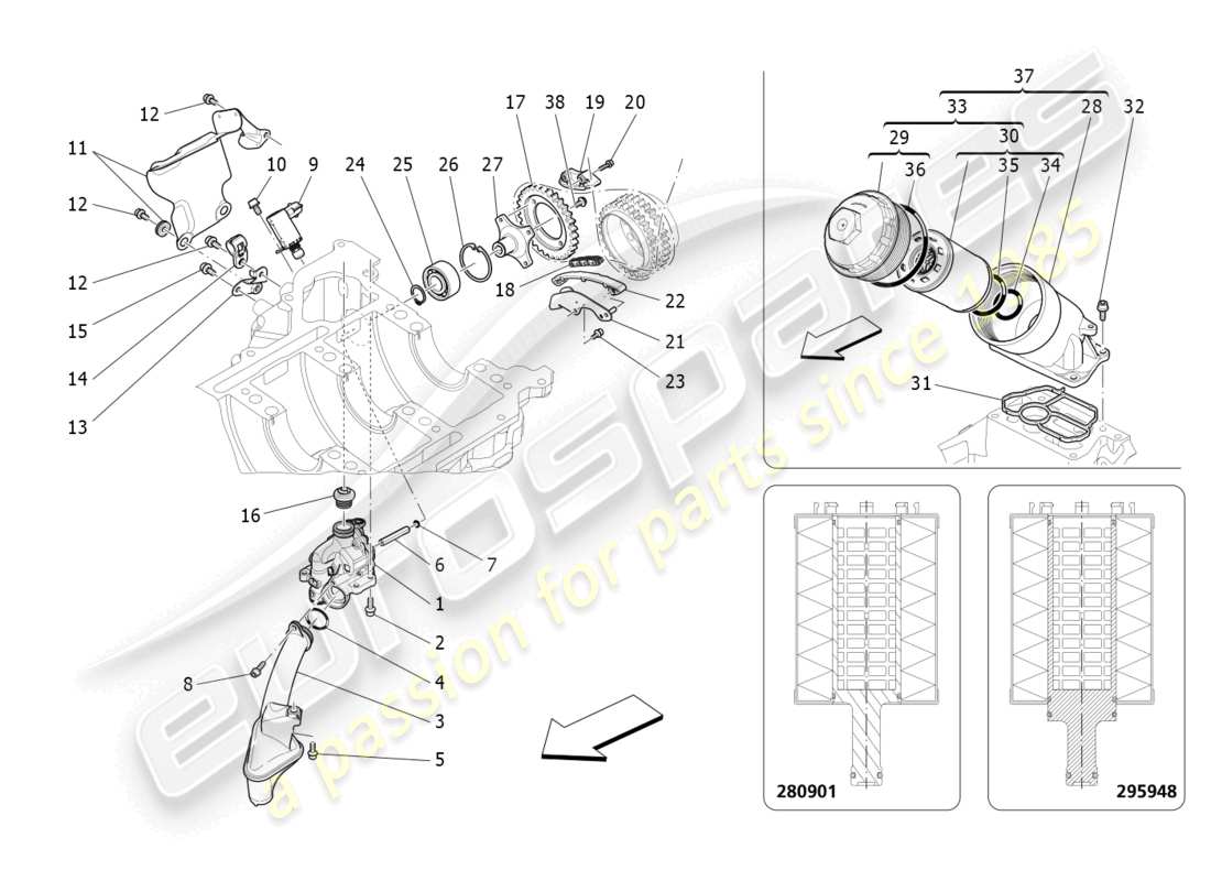 part diagram containing part number 290877