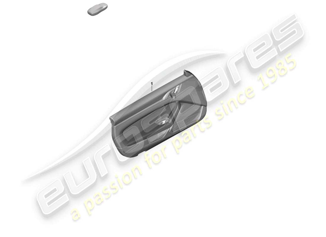 porsche 992 gt3/rs/st (2022) door panel for vehicles with leather trim armrest (leather) part diagram