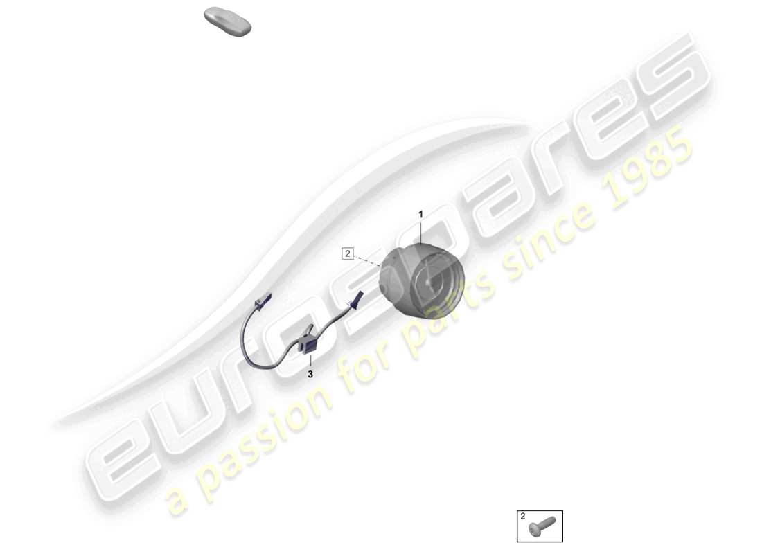 porsche 992 gt3/rs/st (2024) digital clock additional instruments part diagram