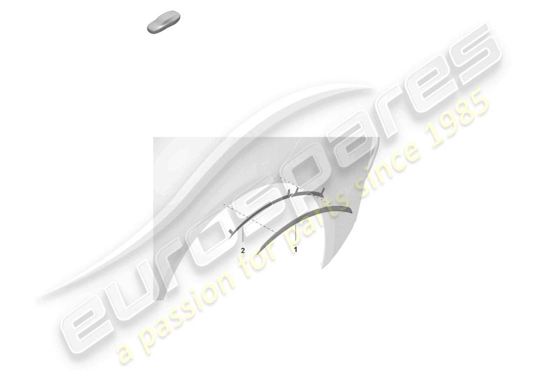 porsche 992 gt3/rs/st (2024) wheel arch cover part diagram