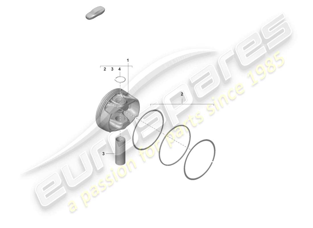 porsche 992 gt3/rs/st (2026) piston part diagram