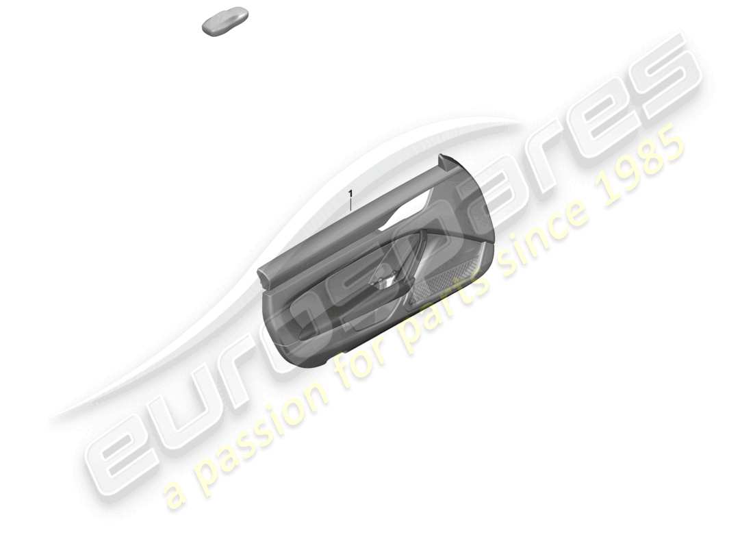 porsche 992 gt3/rs/st (2022) door panel for models with leatherette trim armrest (dinamica) st part diagram