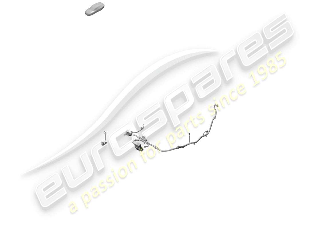 porsche 992 gt3/rs/st (2026) electrics bucket seat part diagram